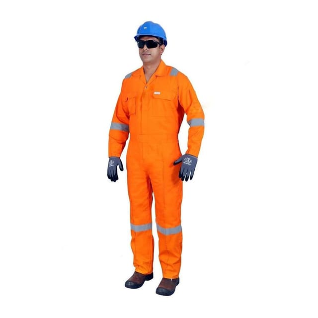 Vaultex ADI 240GSM Cotton Coverall , Petrol Blue, XL