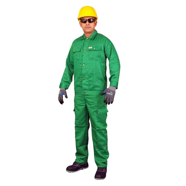 Vaultex CGV 190GSM Twill Pant & Shirt, Green, Small