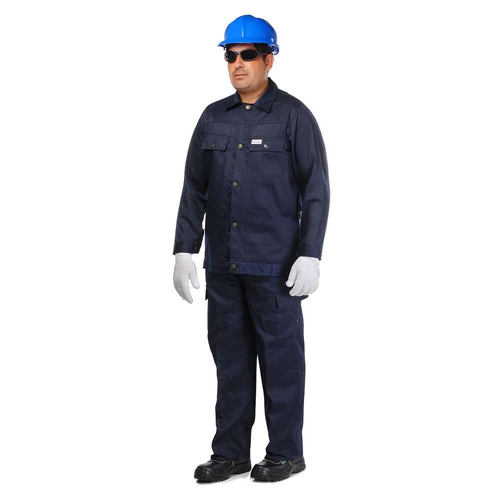 Vaultex CNV 190GSM Twill Pant & Shirt, Navy Blue, XL