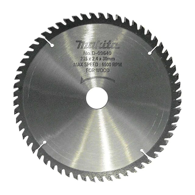 Makita D-09640 235mm x 30mm 60T TCT Saw Blade with Ring