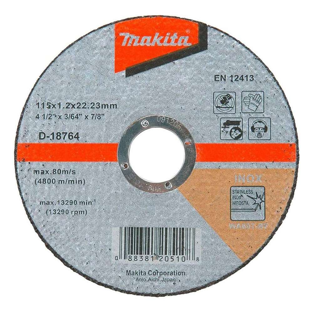 Makita D-18764 WA60T Thin Cutting Wheel 115mm Diameter