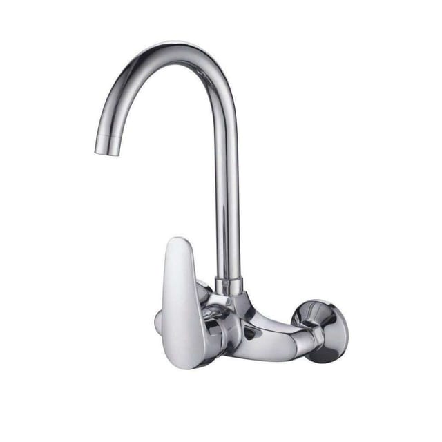 Milano Hira Wall-Mounted Single Lever Mixer, Chrome