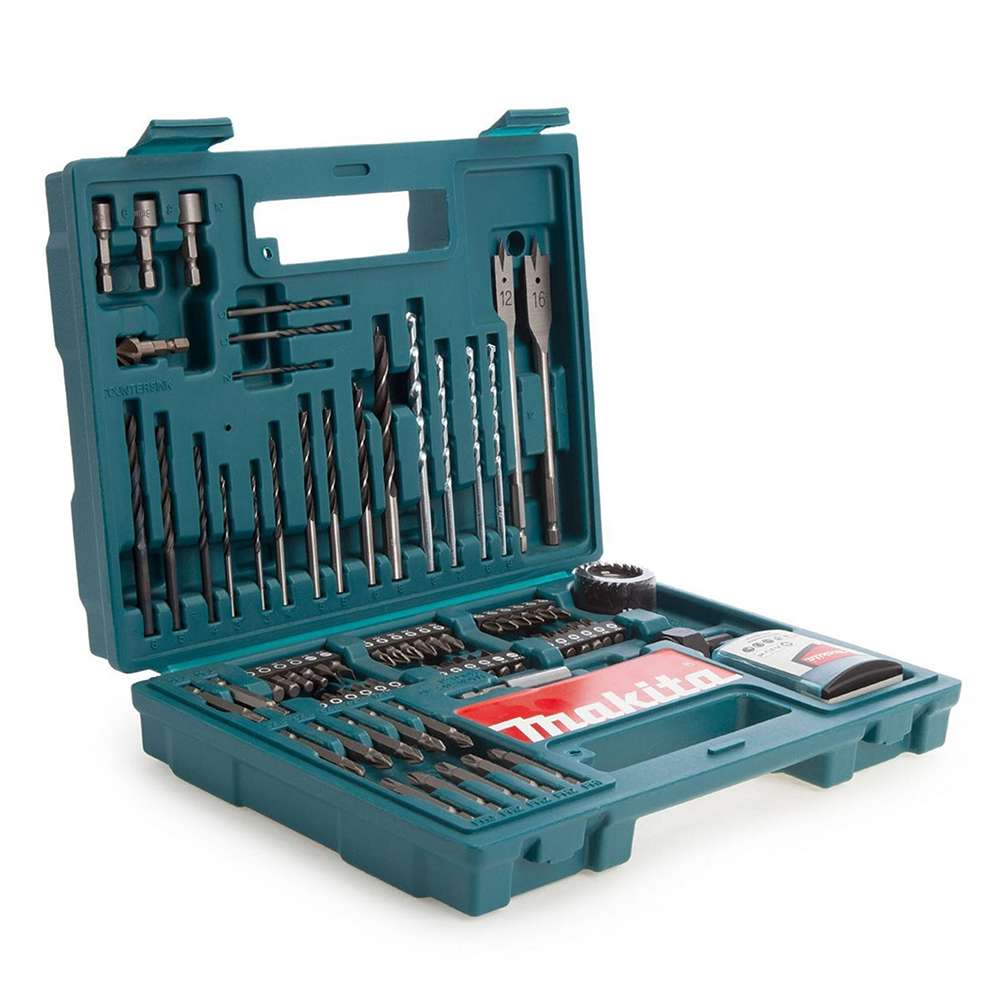 Makita B-53811 Drill & Screwdriver Bit Accessory Set - 100 Pcs/Set