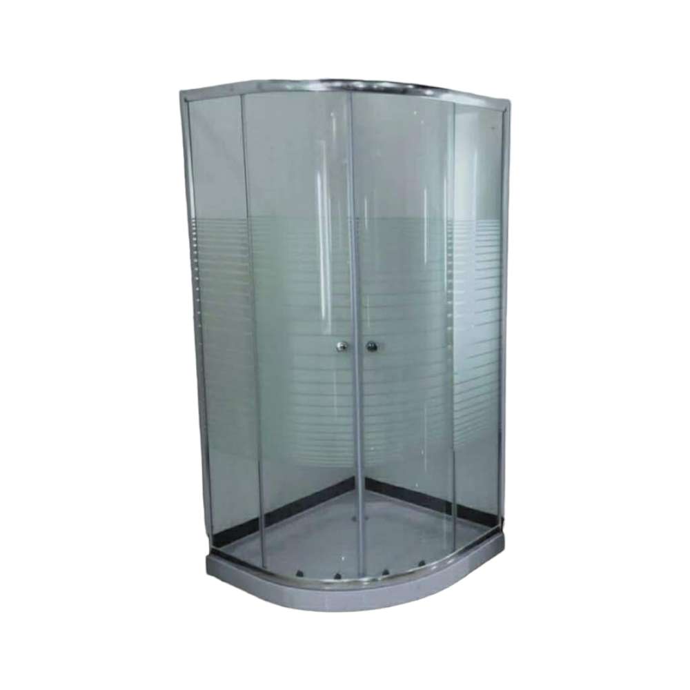 Milano Eco LYP506 140400100191 90 x 90cm Clear Round Shower Cubicle