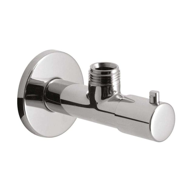 Milano Vado Pex 141200100222 1/2" Chrome Angle Valve with Flange