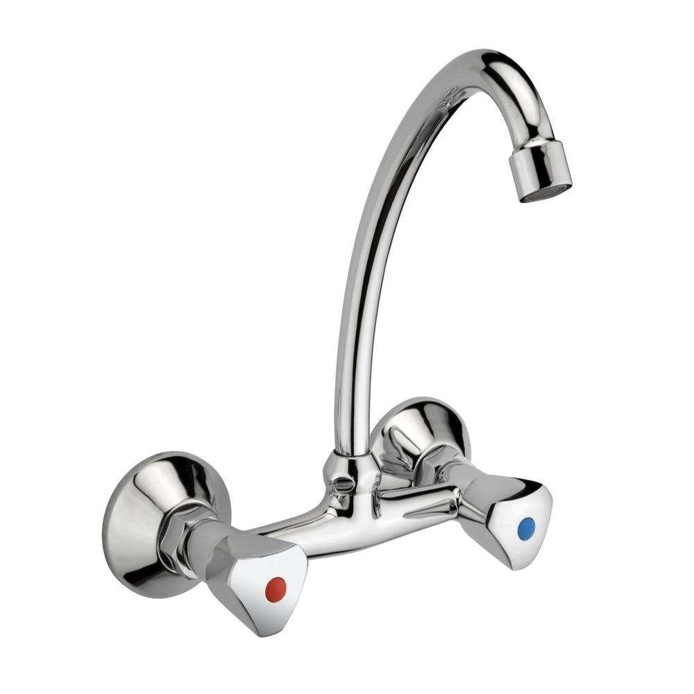 Milano 140100300184 Wall Mounted Kitchen Sink Mixer