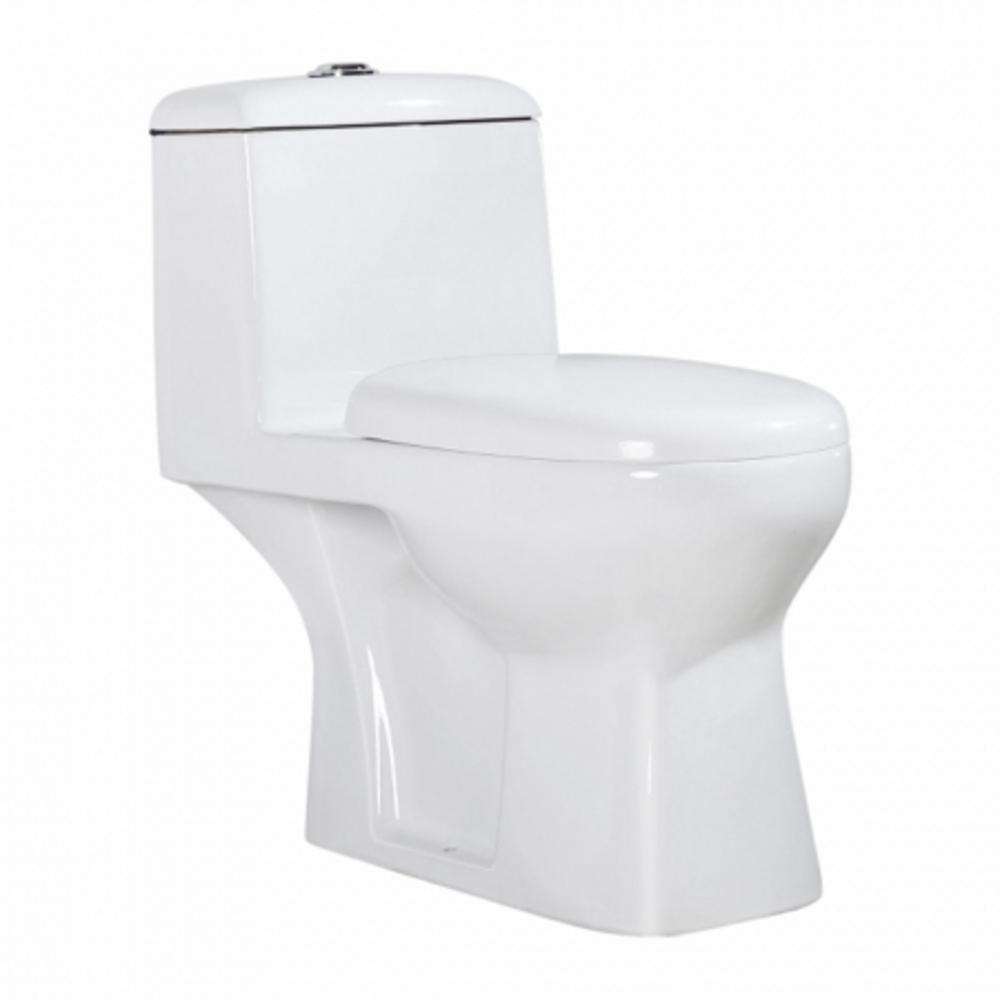 Milano European 140500100225 720 x 370 x 770mm Stainless Steel Water Closet with Seat Cover