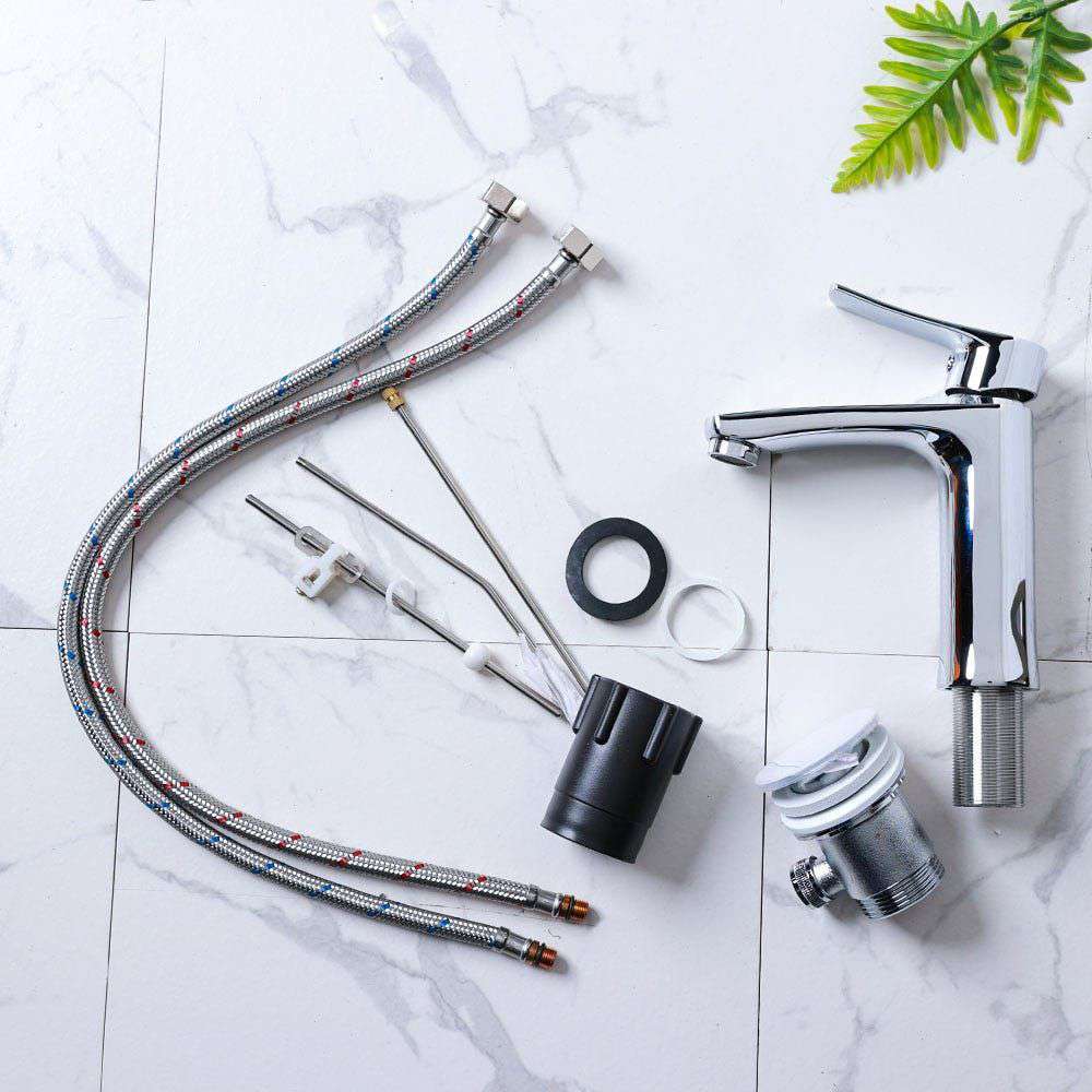 Milano 140100200317 Single Lever Wash Basin Mixer with Pop-Up Waste