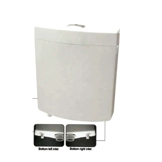Milano 140500100093 Wall Hung Flush Tank - White