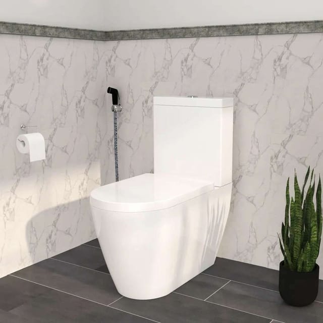 Milano 2062 (1738) 140500100356 Water Closet with Tank - White