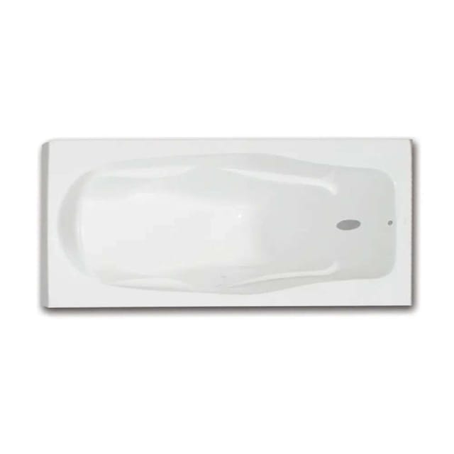 Milano Sanica 140400400073 1600 x 700 x 380mm Acrylic Bathtub