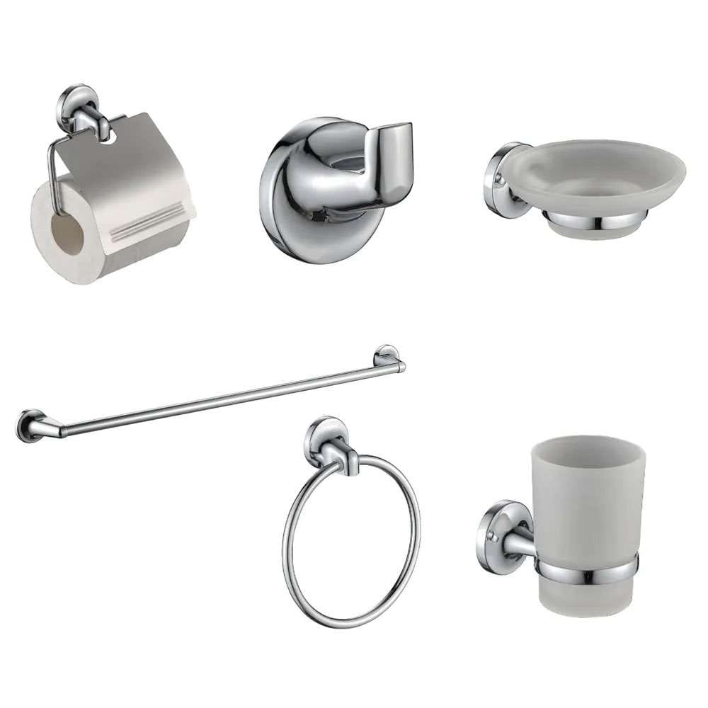 Milano Sally 140400500813 Bathroom Accessories Set - 6Pcs