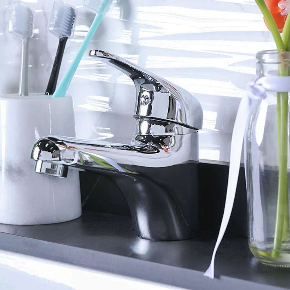 Milano Queen 140100200214 Basin Mixer Tap with Pop up Waste and Flexible Pipe