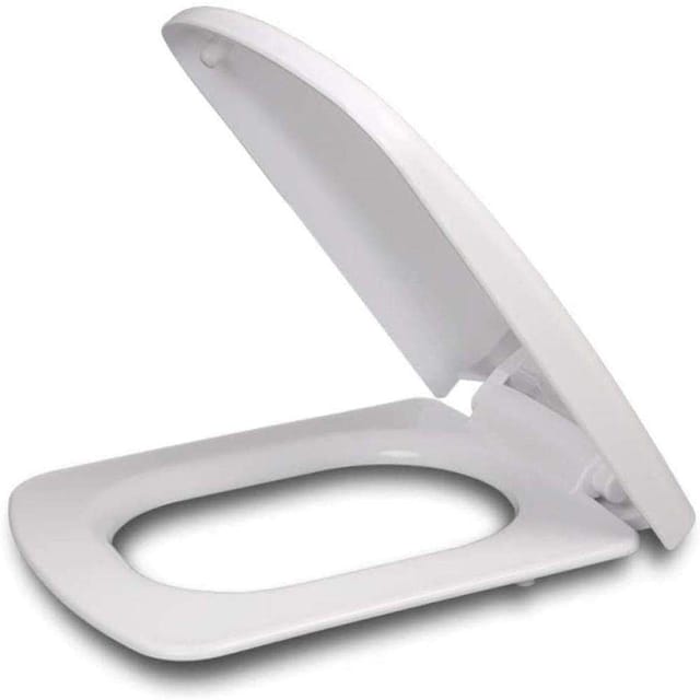 Milano 337S 250MM Rimless WC S-Trap With PP Seat Cover, White