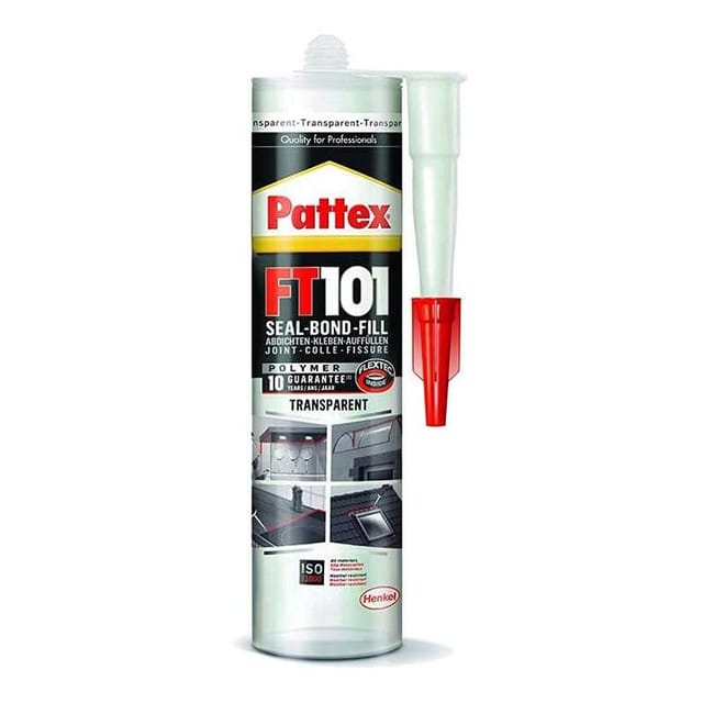 Henkel Pattex FT101 280ml Polymer Based Silicone Sealant - Transparent