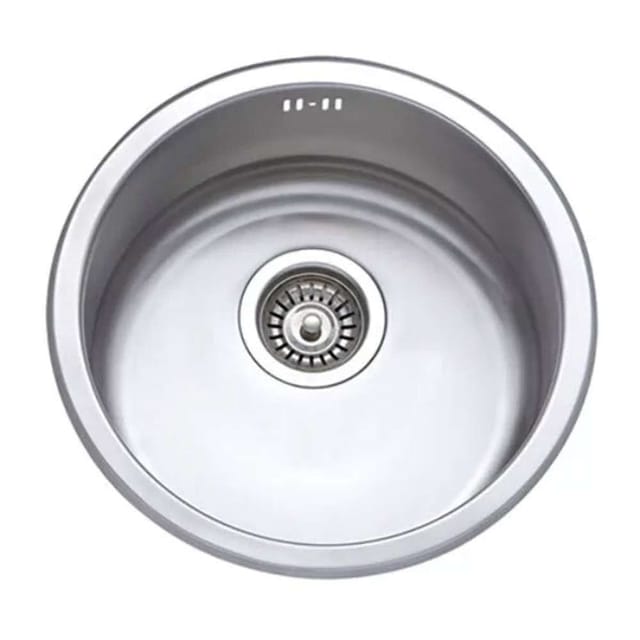 Milano GF-830A 140700100045 422 x 422 x 180mm SB/Round Stainless Steel Kitchen Sink