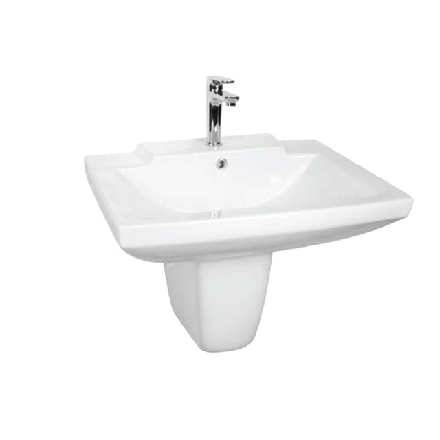 Milano 469A 140500200705 Wall Hung Wash Basin - White