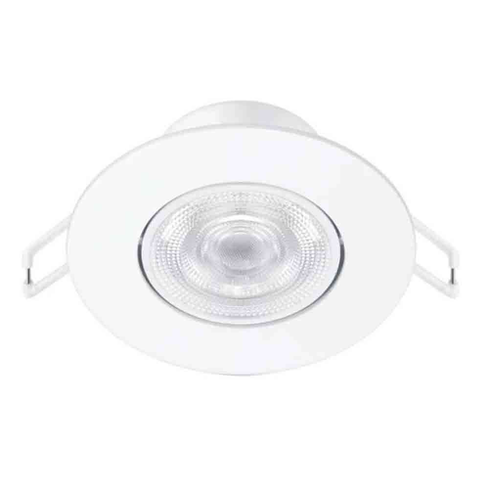 Philips SL190 RD 90mm MB 9W 6500K Recessed LED Spotlight - White