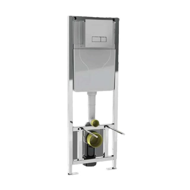 Milano Sanica 140500100303 Concealed Flush with Chrome Push Plate