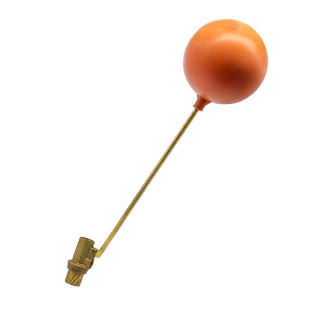 Pegler Brass Float Valve, 1/2", Compact Design, Stable Level Control