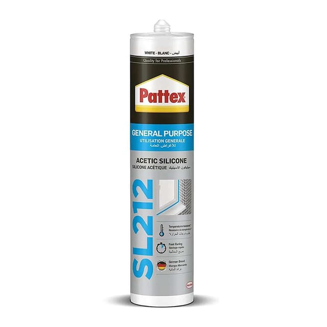 Henkel Pattex SL212 280ml General Purpose Silicone Sealant - Black