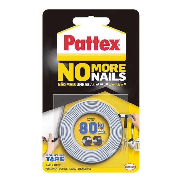 Henkel Pattex 1687500 80kg Adhesion Strength Double-Sided Mounting Tape