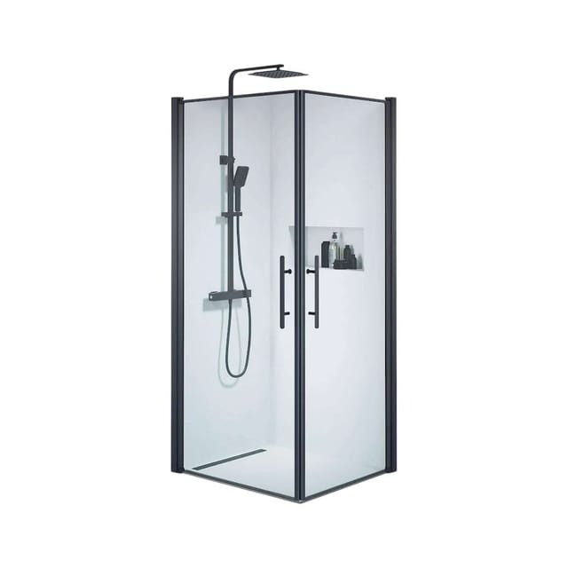 Milano Eco LYP505 140400100194 80 x 80cm Clear Square Shower Cubicle