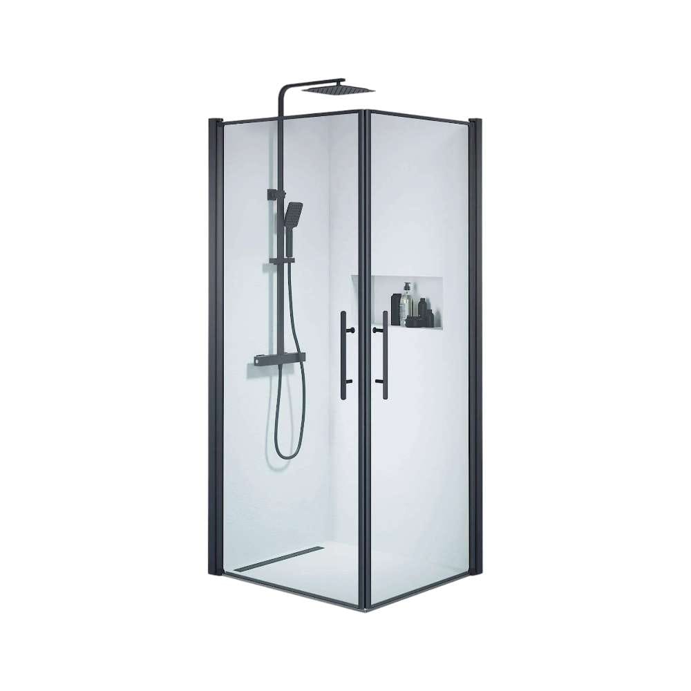 Milano Eco LYP505 140400100194 80 x 80cm Clear Square Shower Cubicle