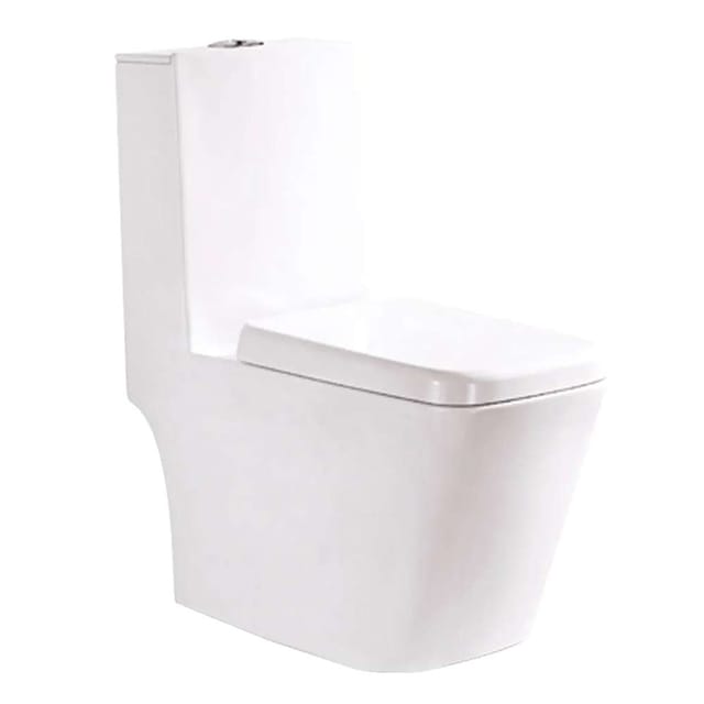 Milano Eco 2020 140500100444 S-Trap Water Closet with Tank - White
