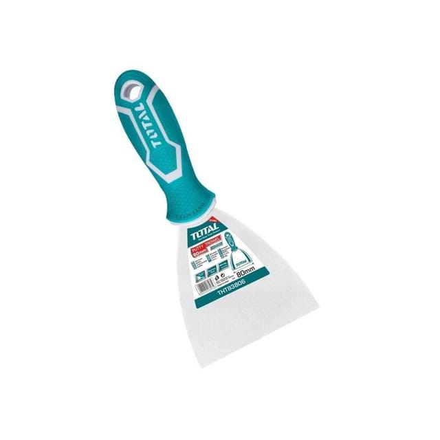 Total THT83806 80MM Stainless Steel Putty Trowel
