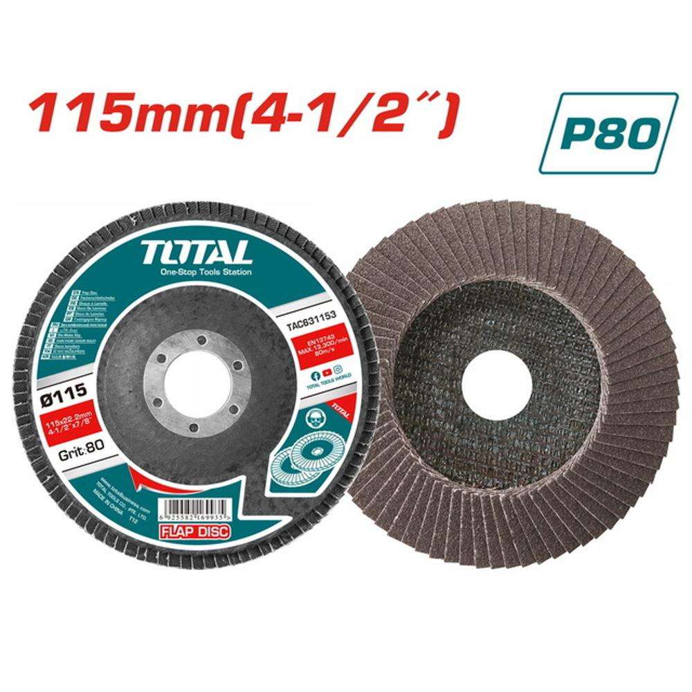 Total TAC631153 P80 Flap Disc