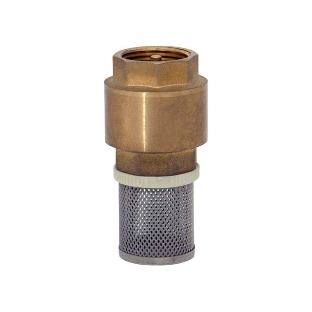Pegler 1 1/2" Brass Foot Valve