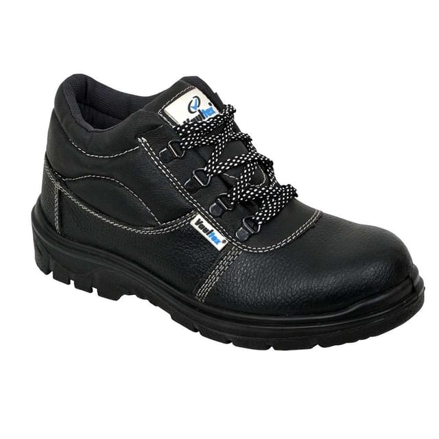 Vaultex VJS6 High Ankle Safety Shoes, Black, 38