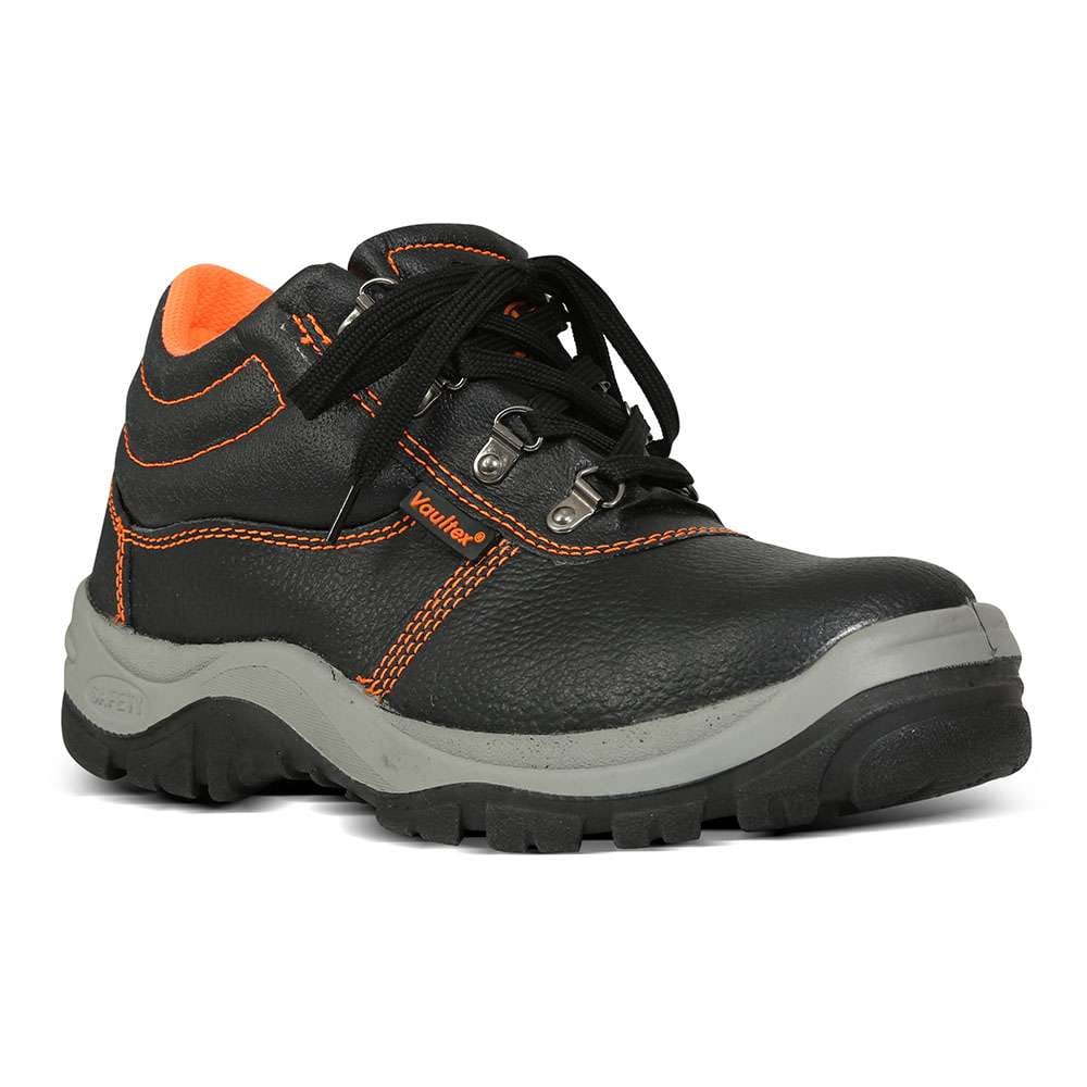 Vaultex VBL High Ankle Steel Toe Safety Shoes, Brown, 38