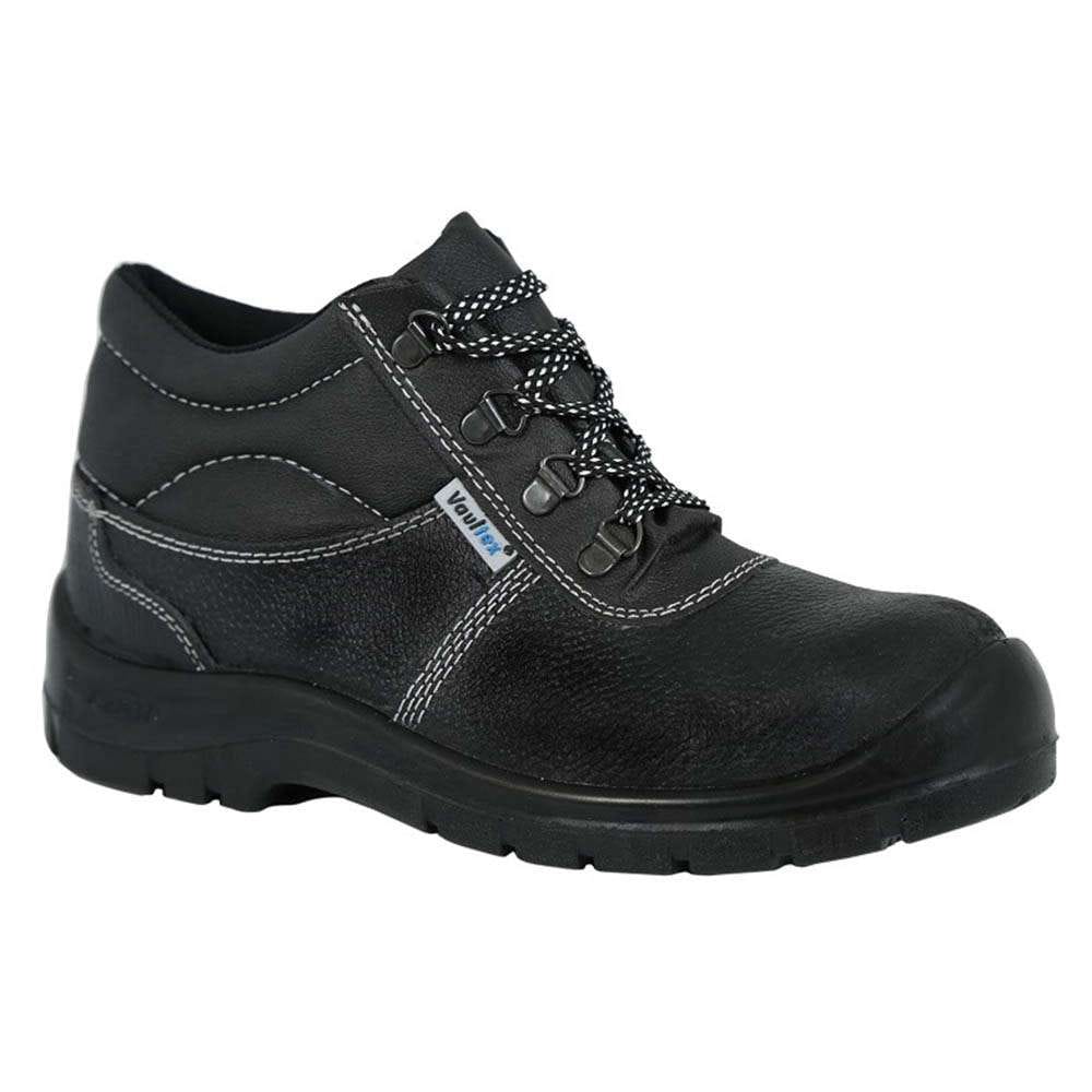 Vaultex SG6 High Ankle Safety Shoes, Black, 38
