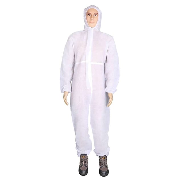 Vaultex BOE Disposable Coverall 40GSM, White, Medium