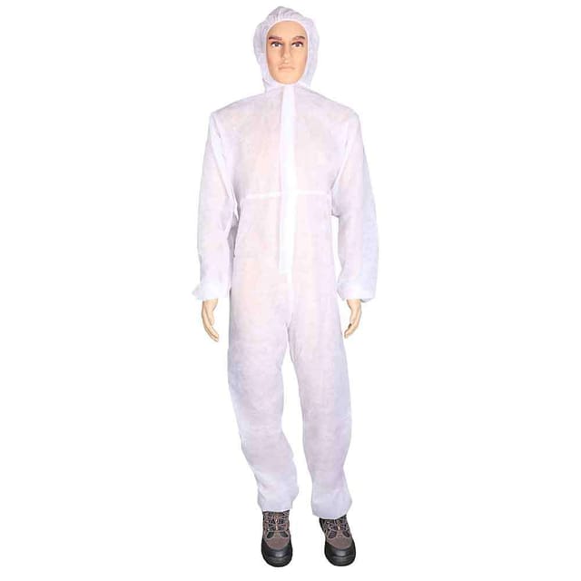 Vaultex JOB Disposable Coverall 30GSM, White, 3XL
