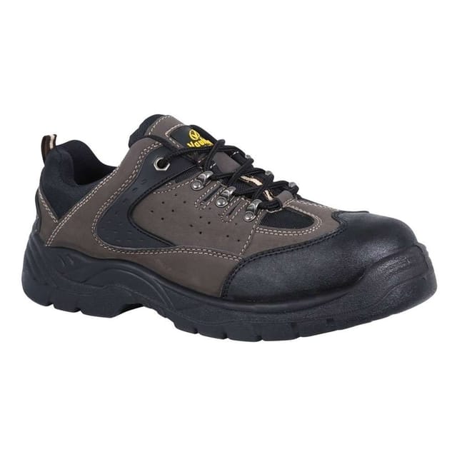 Vaultex MER Low Ankle Safety Shoes, Brown, 46