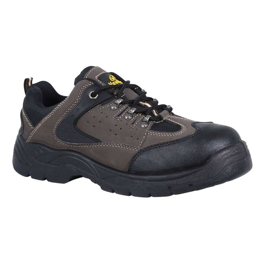 Vaultex MER Low Ankle Safety Shoes, Brown, 46