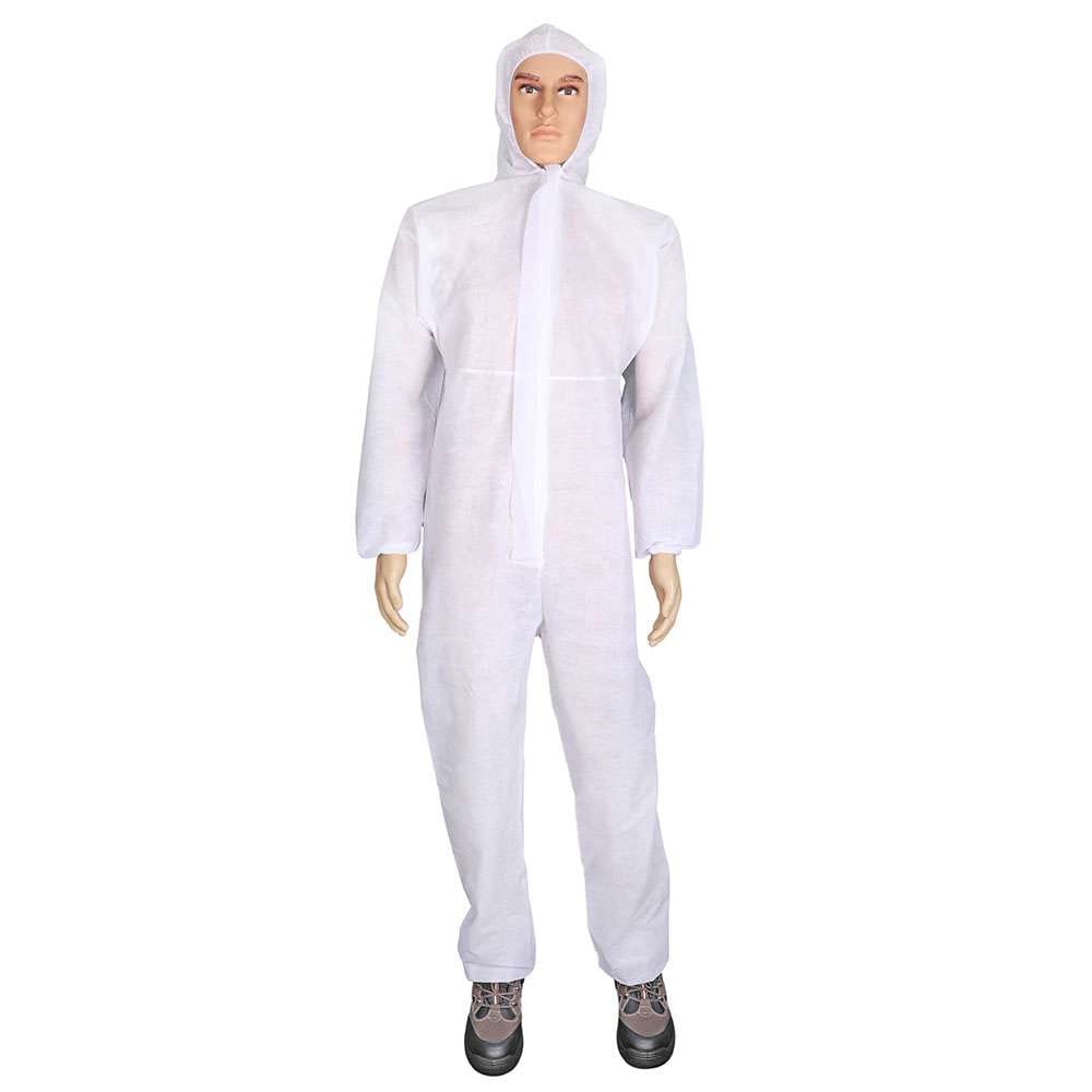 Vaultex MOH Disposable Coverall 50GSM, White, 3XL
