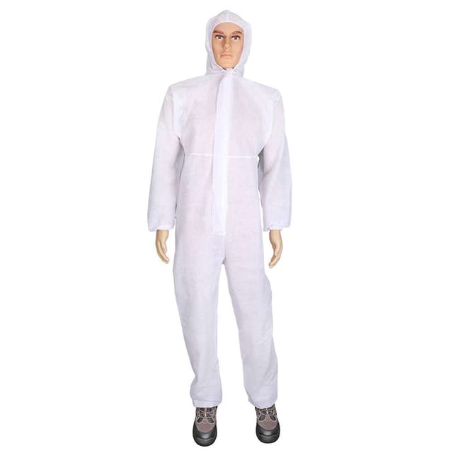 Vaultex MOH Disposable Coverall 50GSM, White, 4XL
