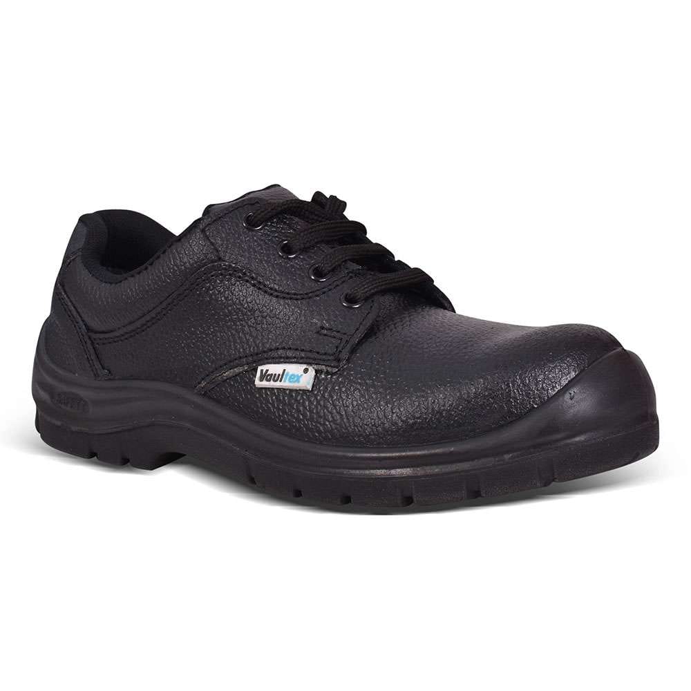 Vaultex LIT Low Ankle Steel Toe Safety Shoes, Black, 40