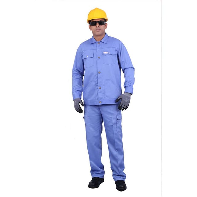 Vaultex BHO 190GSM Twill Pant & Shirt, Petrol Blue, 5XL