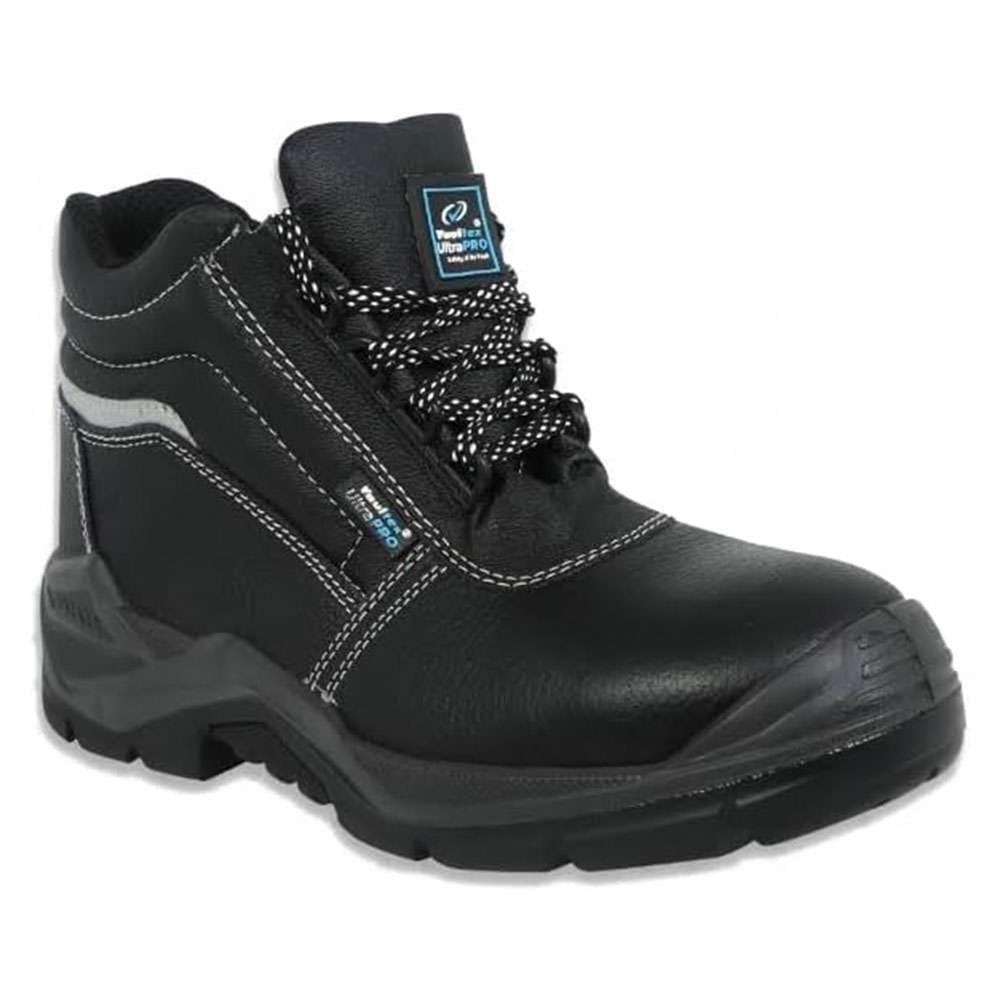 Vaultex UOR Ultra Pro High Ankle Composite Toe Safety Shoes, Black, 39