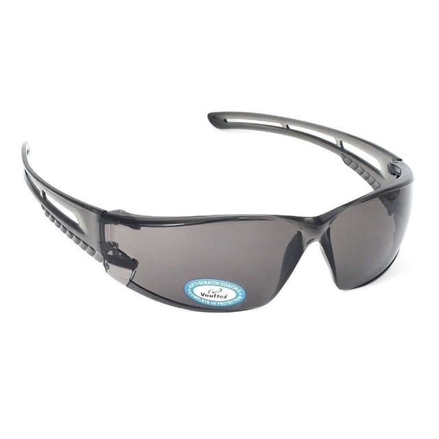 Vaultex V161 Anti Scratch Safety Spectacle, Dark