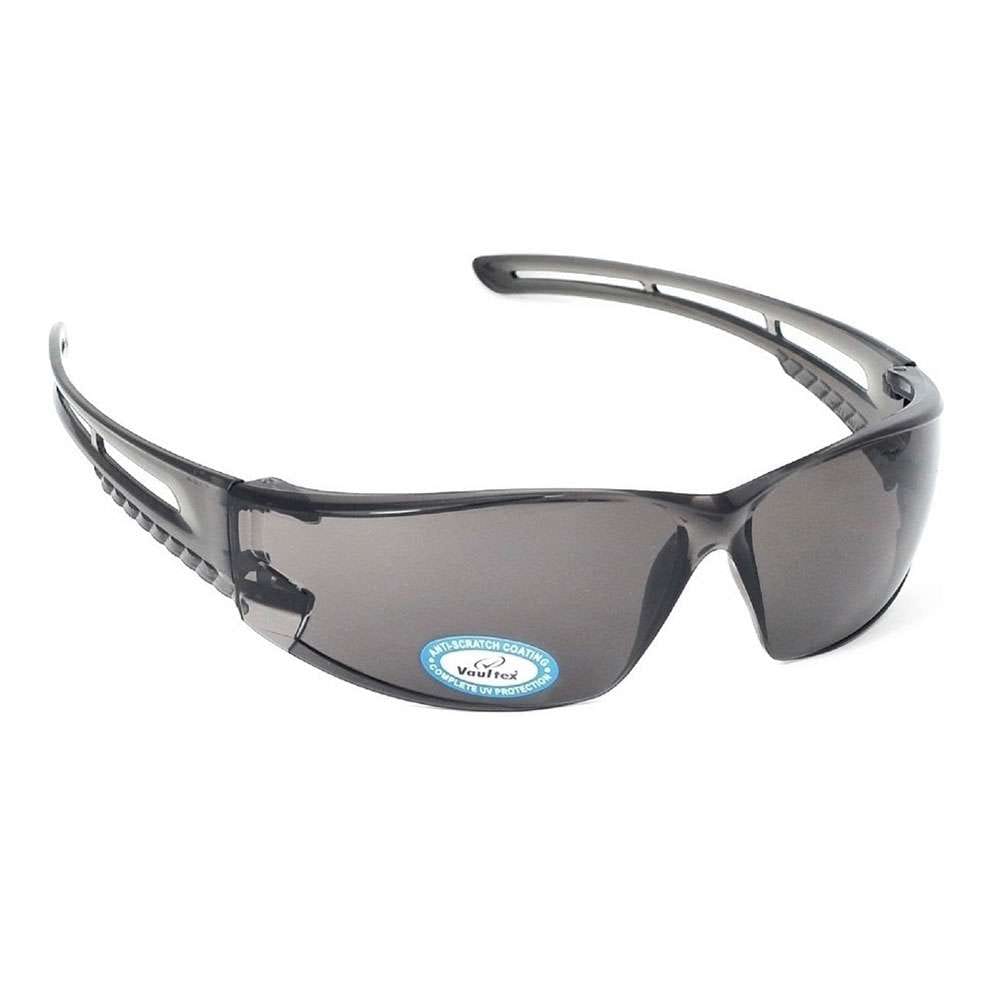Vaultex V161 Anti Scratch Safety Spectacle, Dark