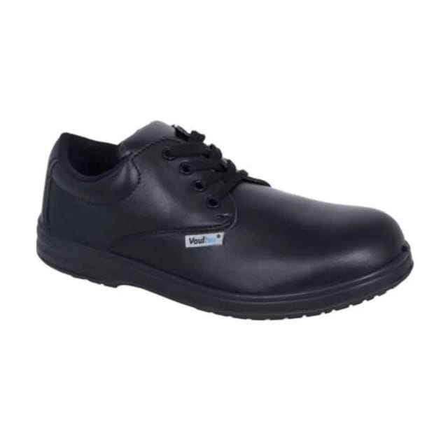 Vaultex VI8 Low Ankle Executive S3 SRA Steel Toe Safety Shoes, Black, 35