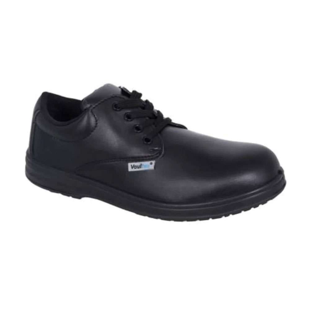 Vaultex VI8 Low Ankle Executive S3 SRA Steel Toe Safety Shoes, Black, 35