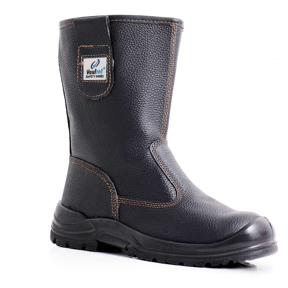 Vaultex YRA Steel Toe Safety Welding Boots - Black, 44