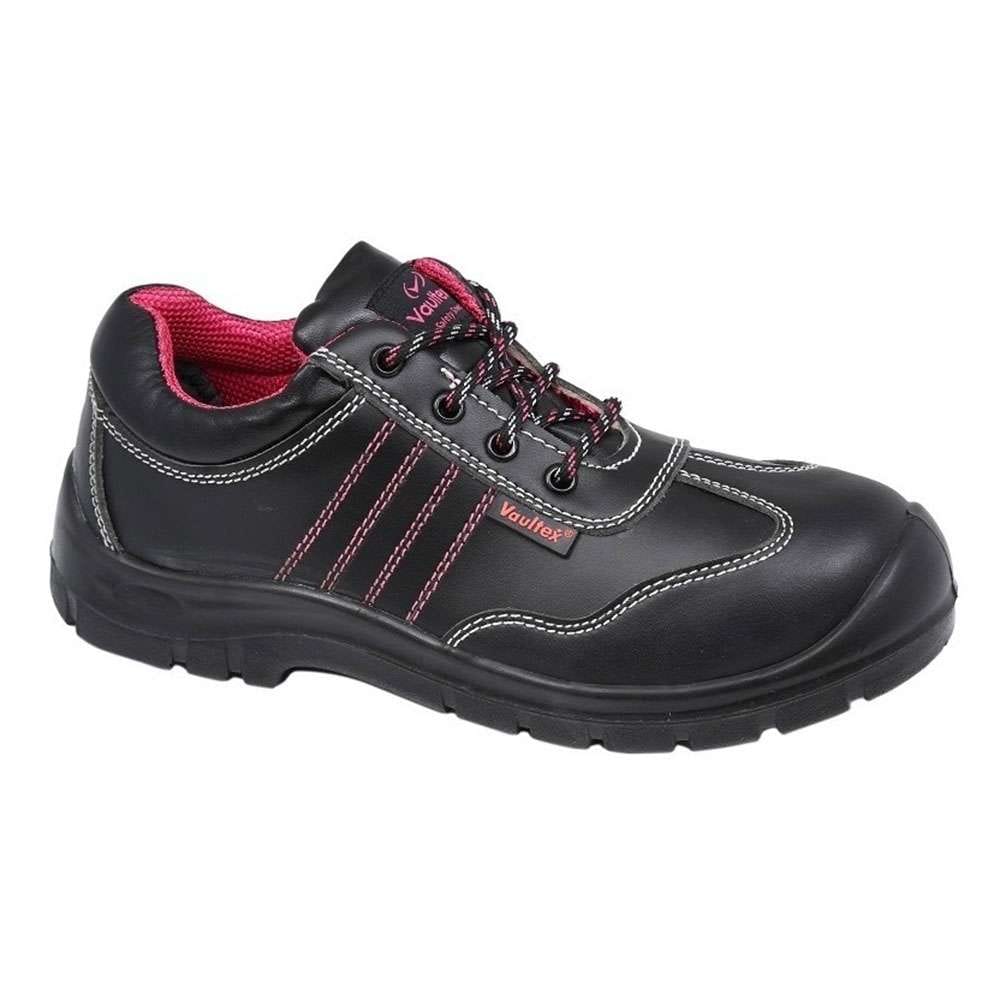 Vaultex JIK Low Ankle Steel Toe Safety Shoe, Black, 42